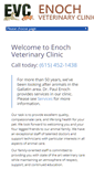 Mobile Screenshot of enochvetclinic.com